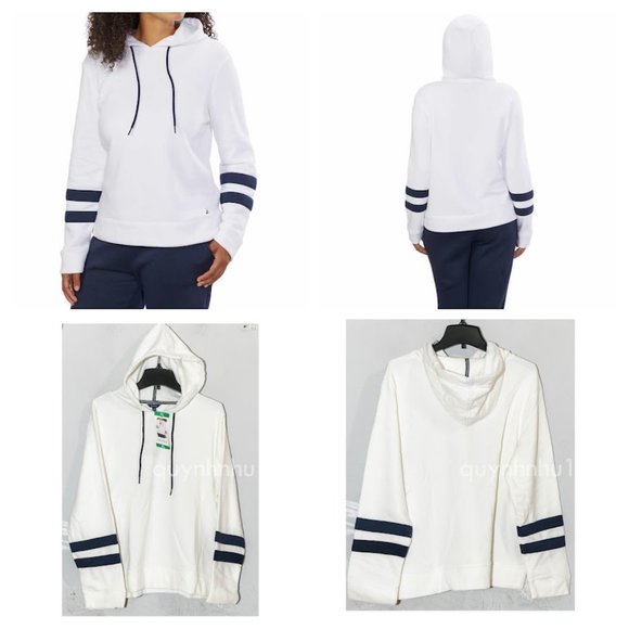 Nautica Ladies' Hoodie  in WHITE - Picture 1 of 8